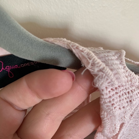 NWT Aqua Pink Lace Dress from Bloomingdale’s XS - Picture 7 of 7